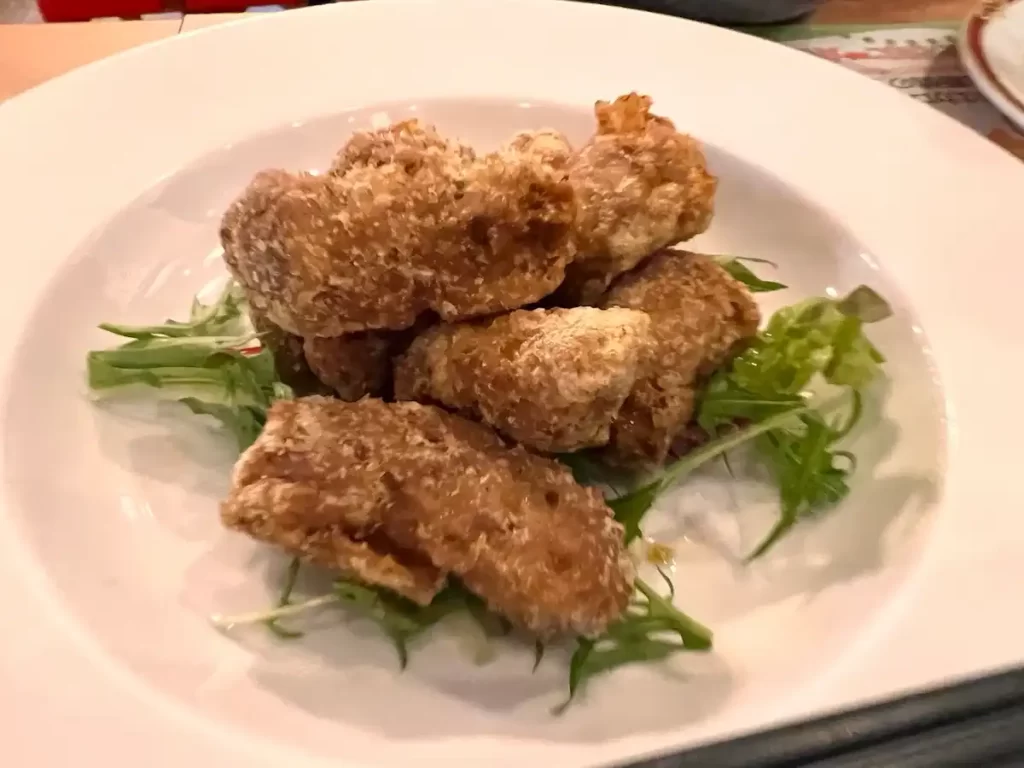 くりの実カフェ（ヴィーガン唐揚げ）