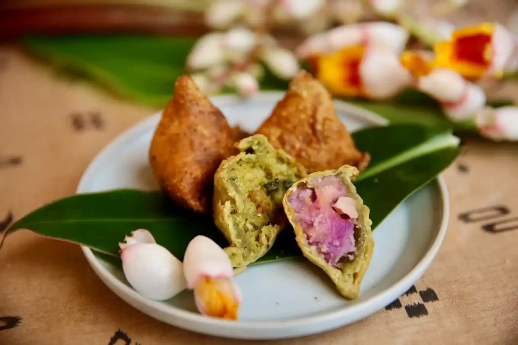 ぬちぐさカフェのサモサ