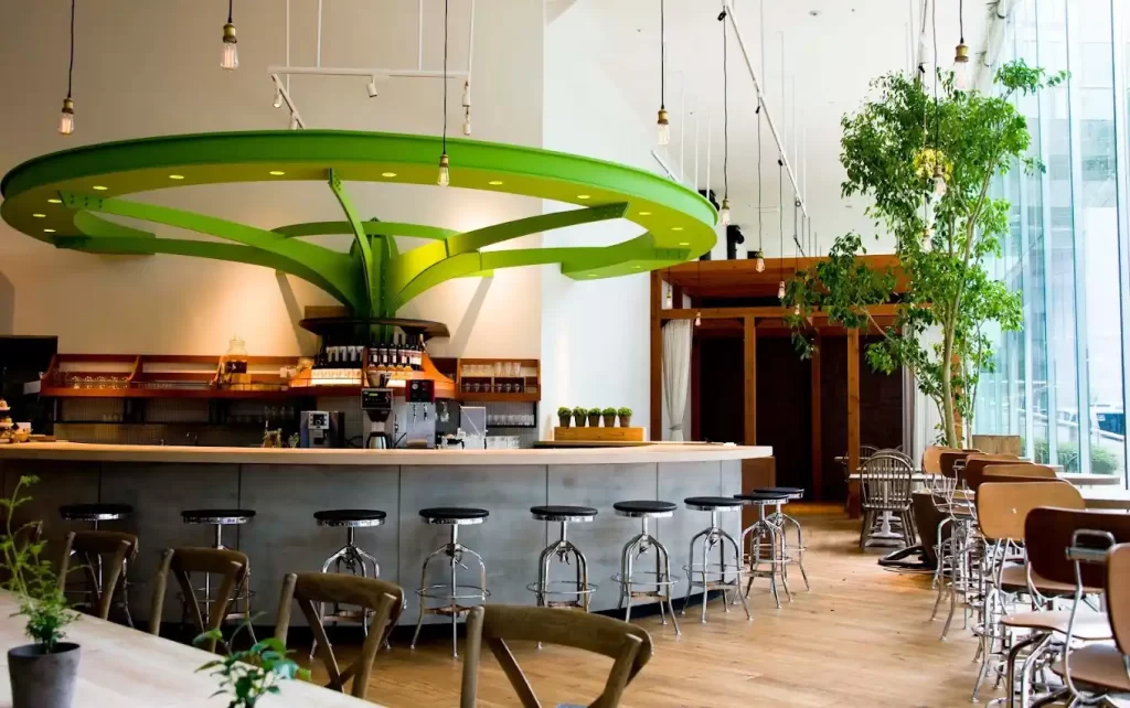 チャヤマクロビ（ザ ロイヤルパークホテル アイコニック東京汐留）の内装