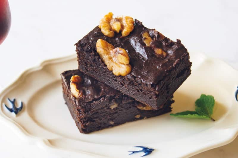 ジンナンカフェのヴィーガンブラウニー