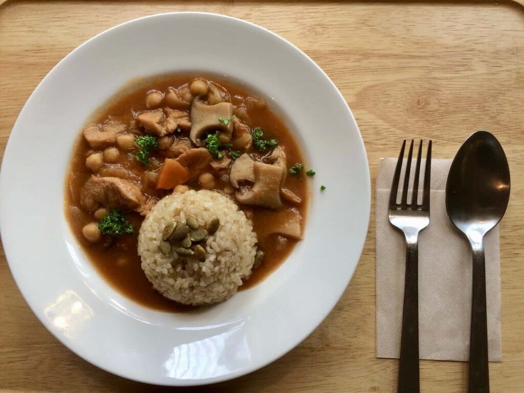 Organic cafe 知恵の木のカレー