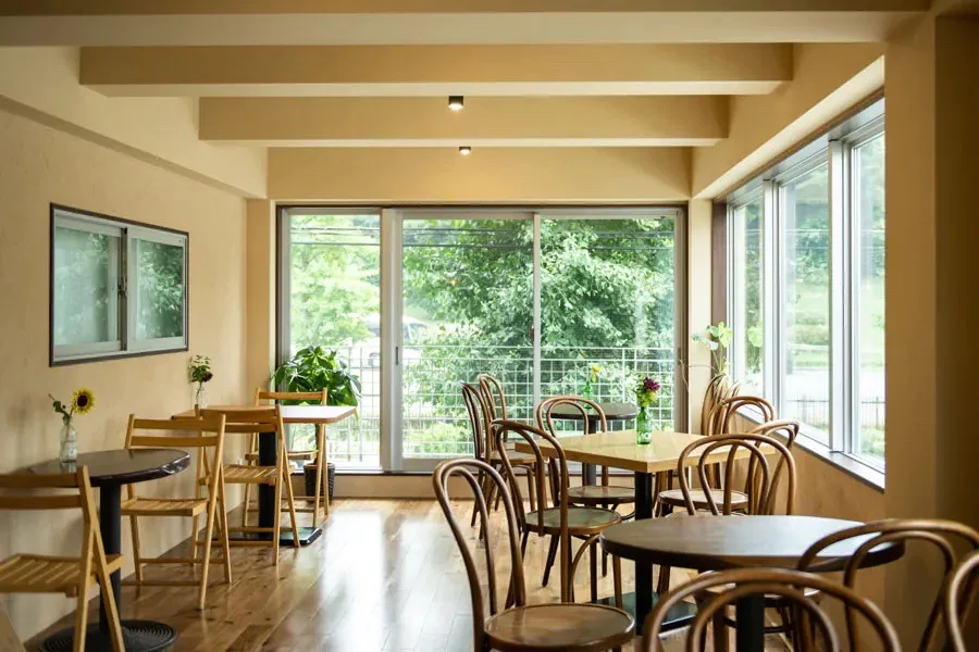 アリサンパークカフェの内装