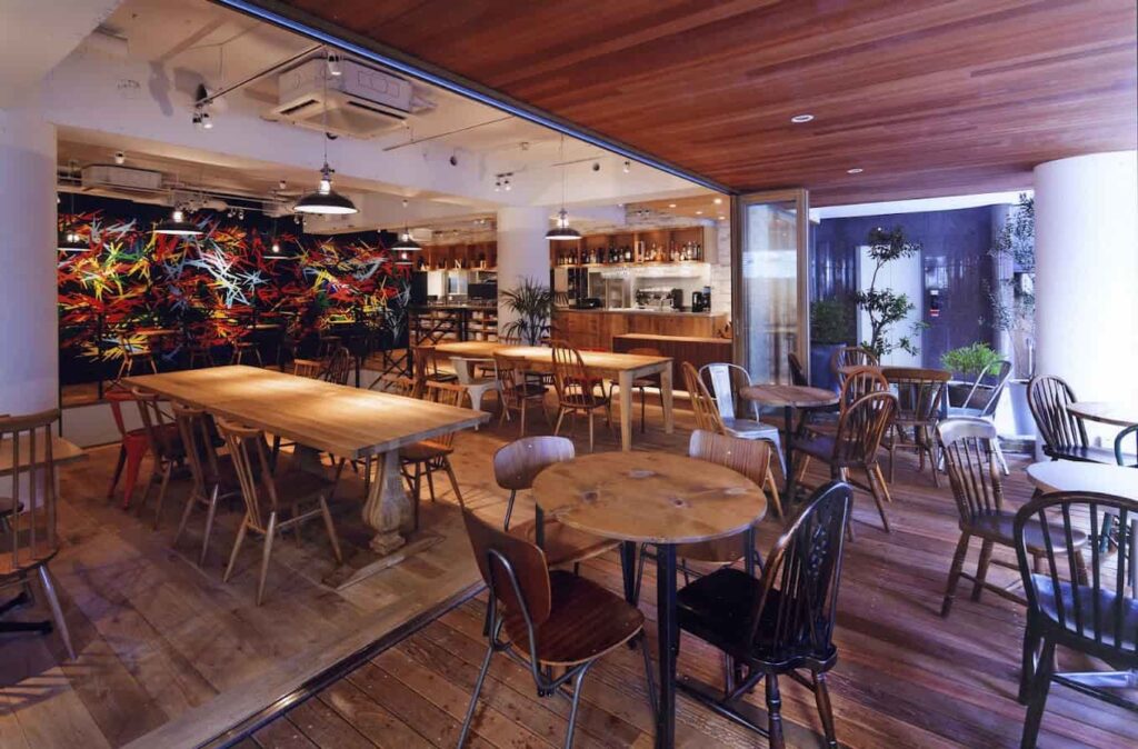 ジンナンカフェの内装