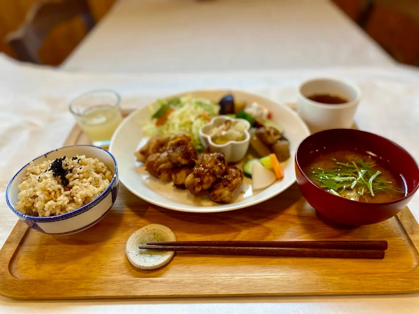 Organic cafe 知恵の木の定食