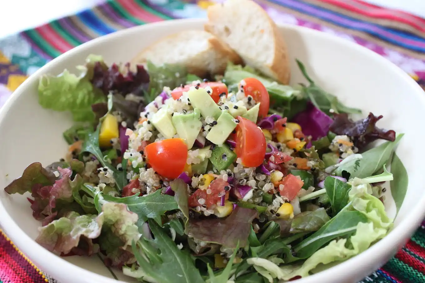La quinua （ラ・キヌア）のサラダ