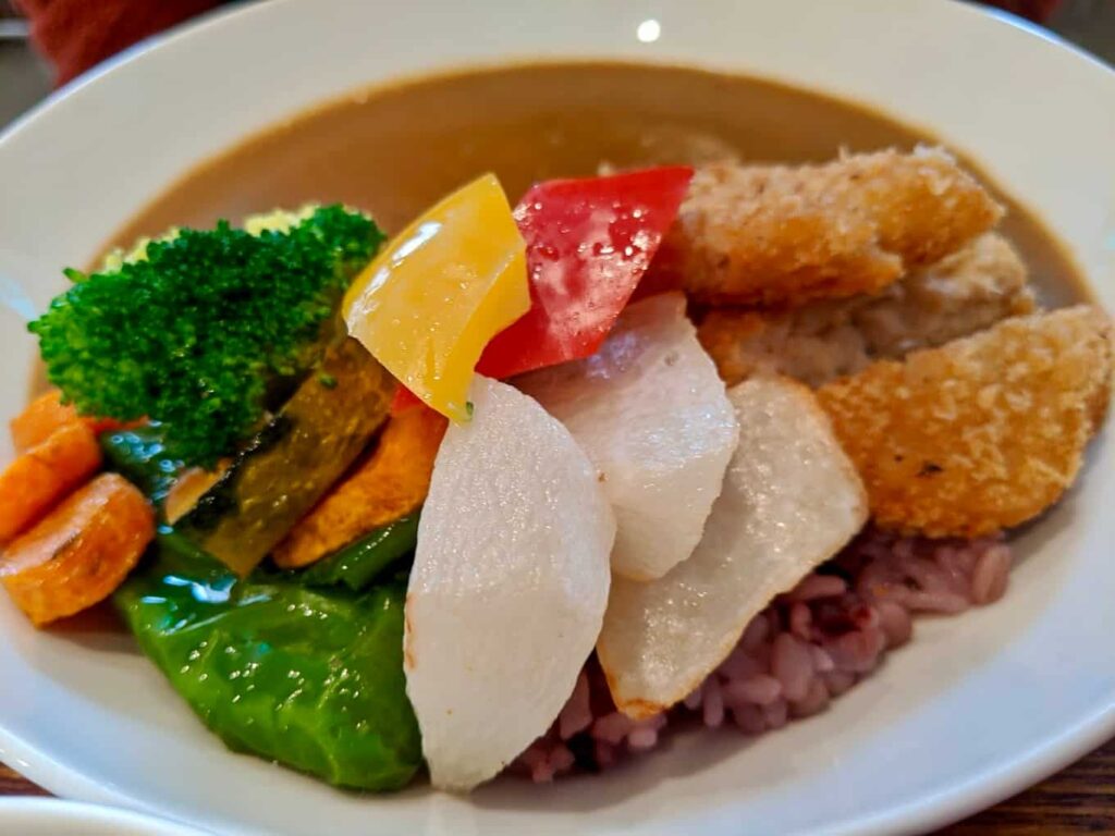 菜食健美 広島店のヴィーガンカレー